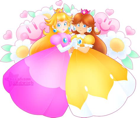 princess peach & daisy